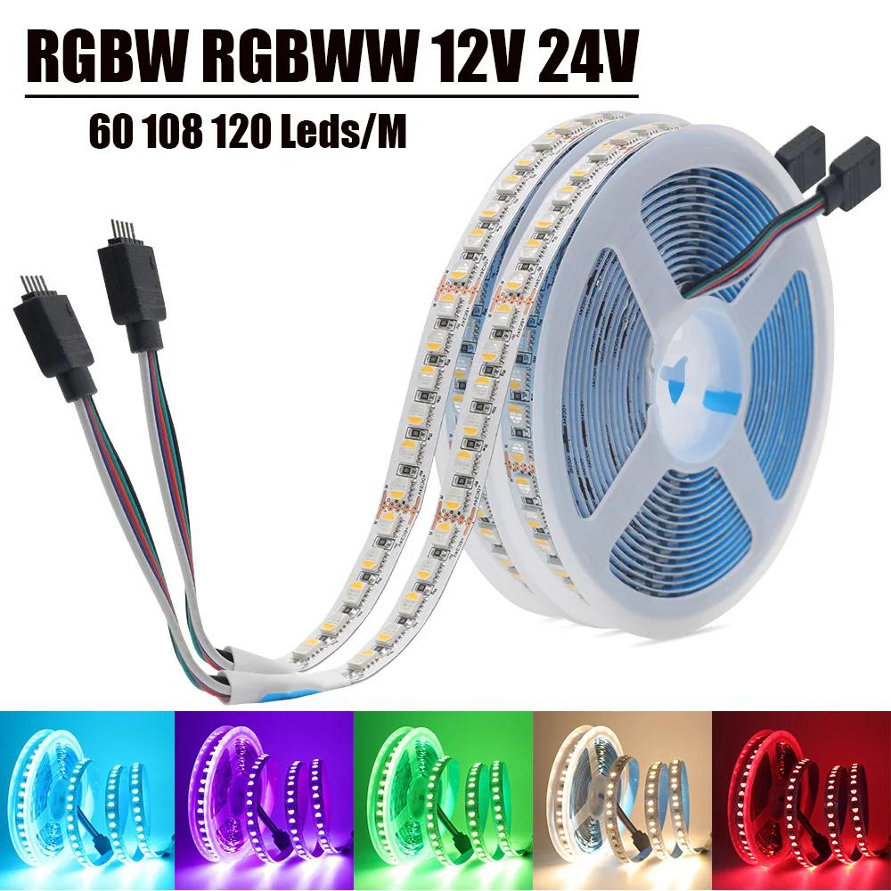 RGBW RGBWW LED Ʈ,     ,  , 1 Ĩ 60 108 120 LED, 12V, 24V